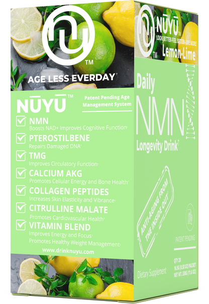 NŪYŪ Daily NMN™ Longevity Drink-Lemon Lime