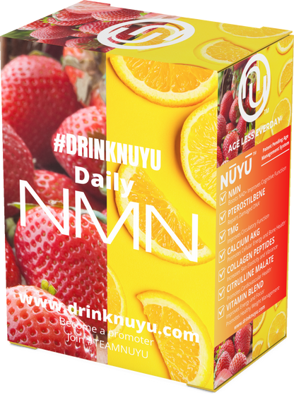 NŪYŪ Daily NMN™ Longevity Drink-Strawberry Lemonade