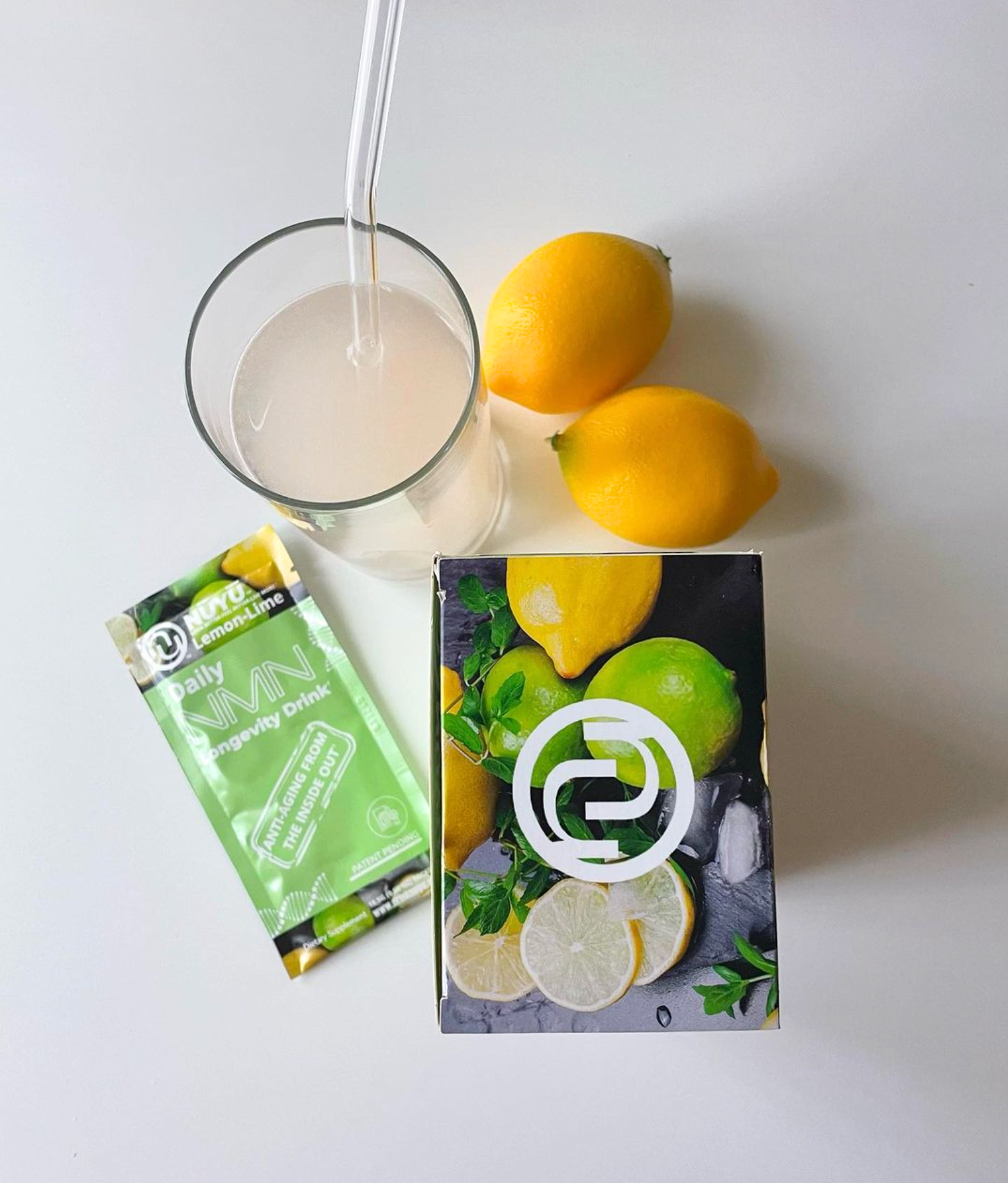 NŪYŪ Daily NMN™ Longevity Drink-Lemon Lime