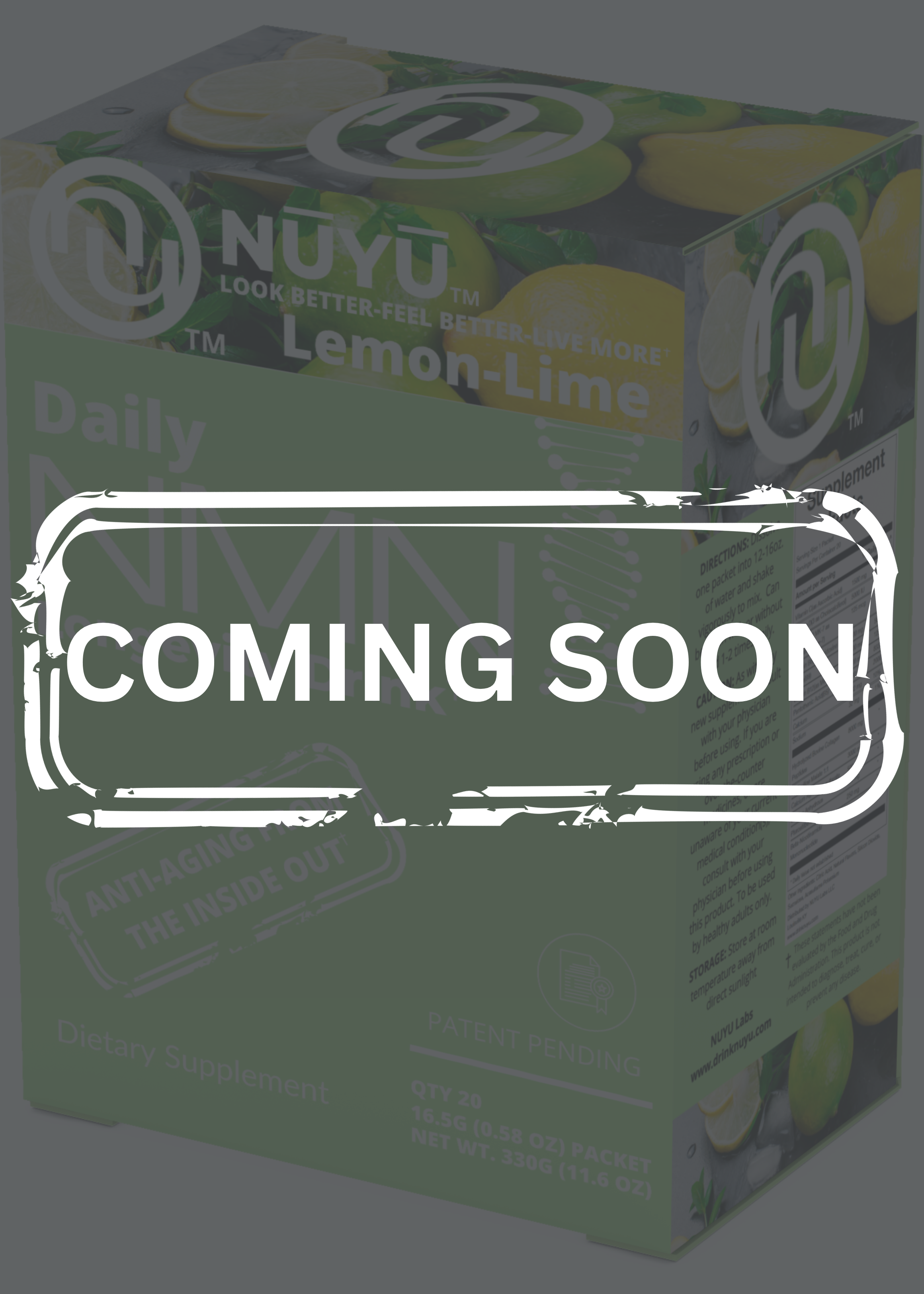 **Pre Order** NŪYŪ Daily NMN™ -Trial Builder Max Lemon Lime