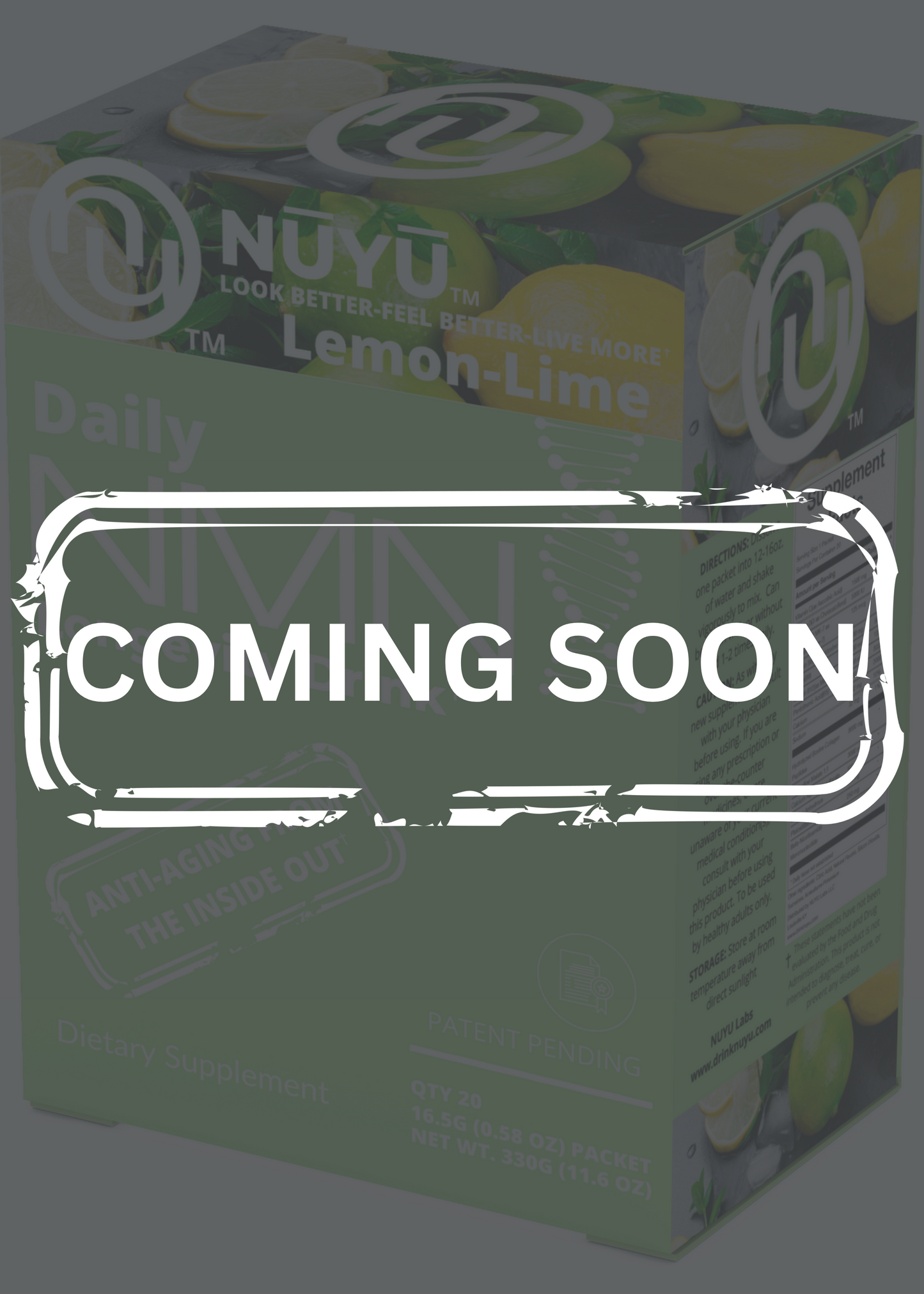 **Pre Order** NŪYŪ Daily NMN™ -Trial Builder Mini Lemon Lime