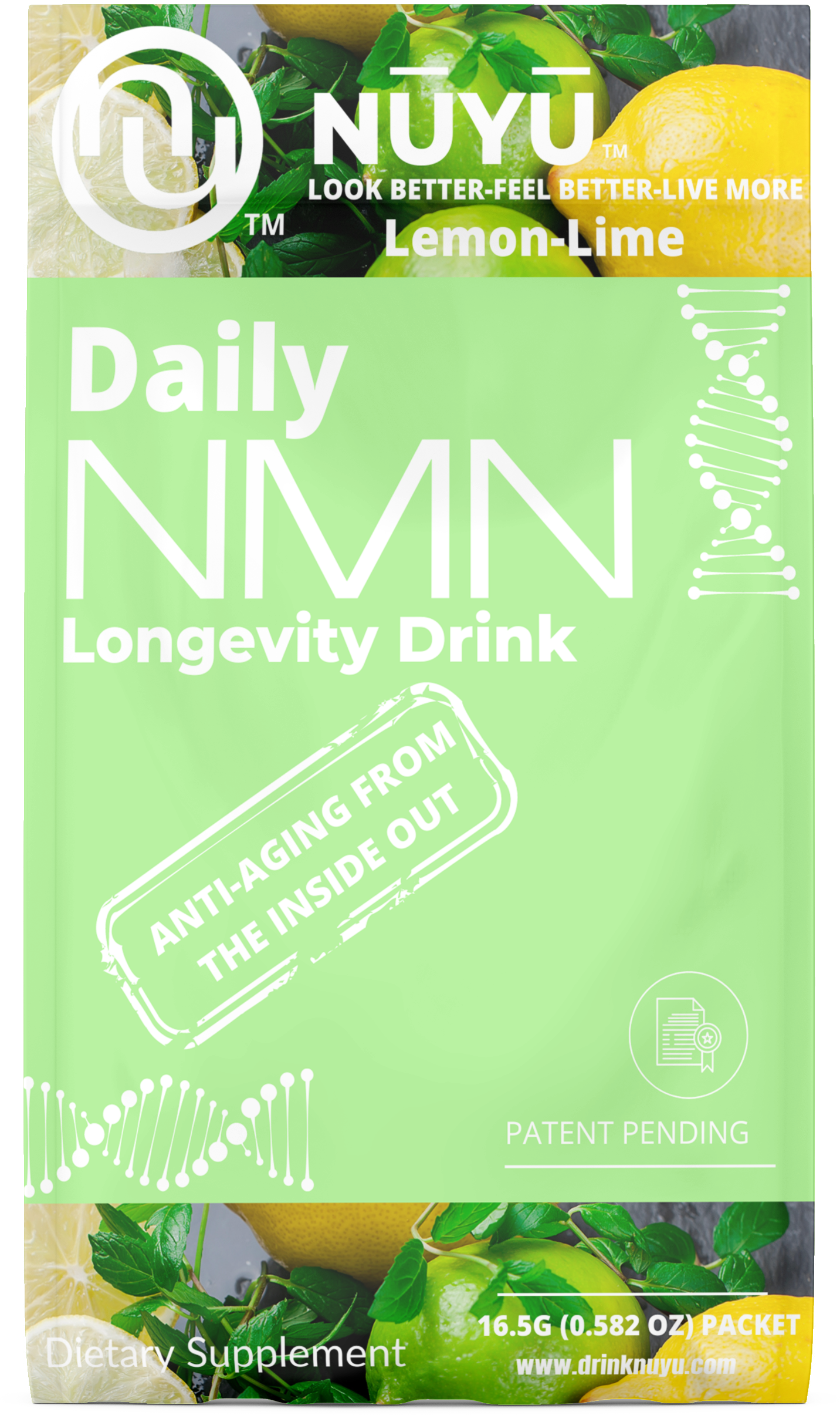 **Pre Order** NŪYŪ Daily NMN™ -Trial Builder Mini Lemon Lime