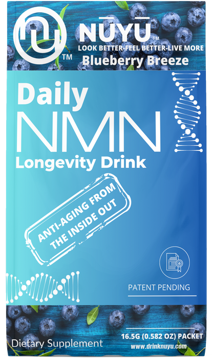 NŪYŪ Daily NMN™ Longevity Drink-Blueberry Breeze