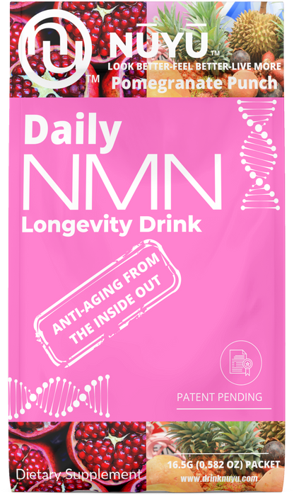 NŪYŪ Daily NMN™ Longevity Drink-Pomegranate Punch