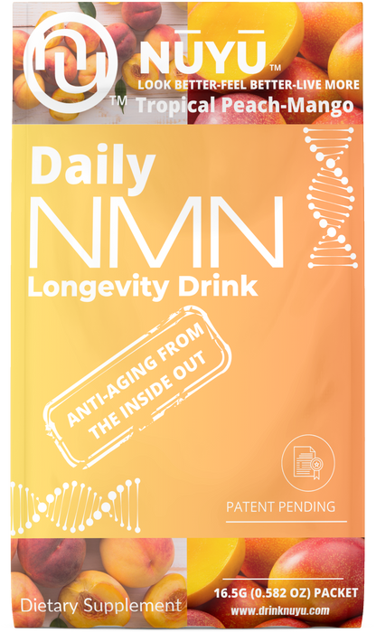 NŪYŪ Daily NMN™ Longevity Drink-Tropical Peach Mango