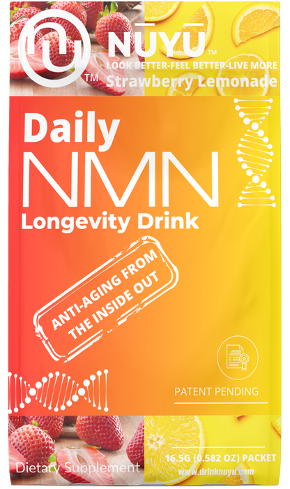 NŪYŪ Daily NMN™ Longevity Drink-Strawberry Lemonade