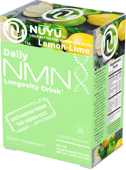 **Pre Order** NŪYŪ Daily NMN™ -Trial Builder Mini Lemon Lime