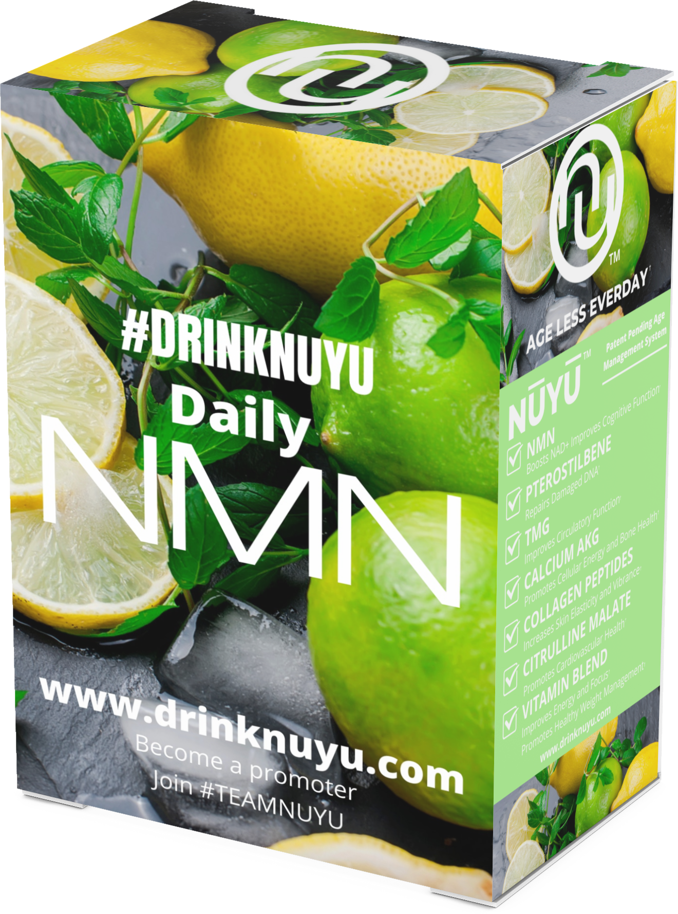 **Pre Order** NŪYŪ Daily NMN™ -Trial Builder Mini Lemon Lime